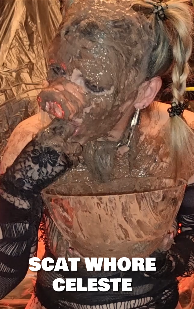 scat whore celeste a real pig
